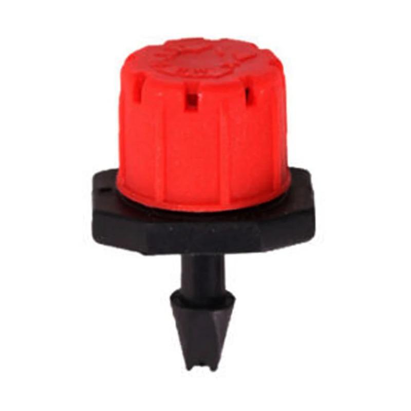 20/40/80/100/200Pcs Adjustable Irrigation Drippers Sprinklers 1/4'' Emitter Dripper Drip Micro Spray Rotating Nozzle for Watering System