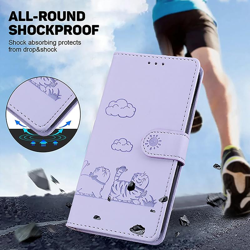 Leather Magnetic Case For Samsung Galaxy M32 M52 M54 M13 M14 4G 5G M30S M21S M31S M35 M55 M15 M16 M23 m36 Card Slot Wallet Cover
