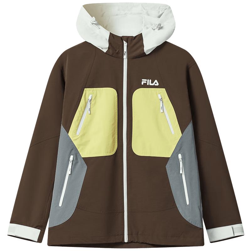 FILA Men s Color-Block Loose Fit Woven Hooded Jacket XL