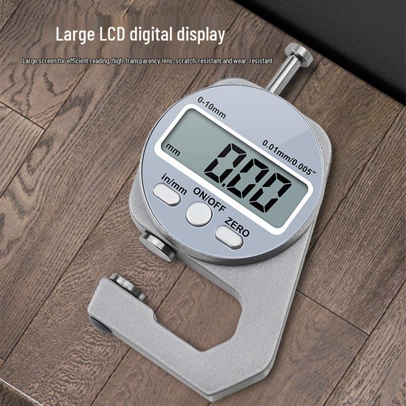 0-10mm Digital Thickness Gauge: Pocket Electronic Thickness Measuring Tool