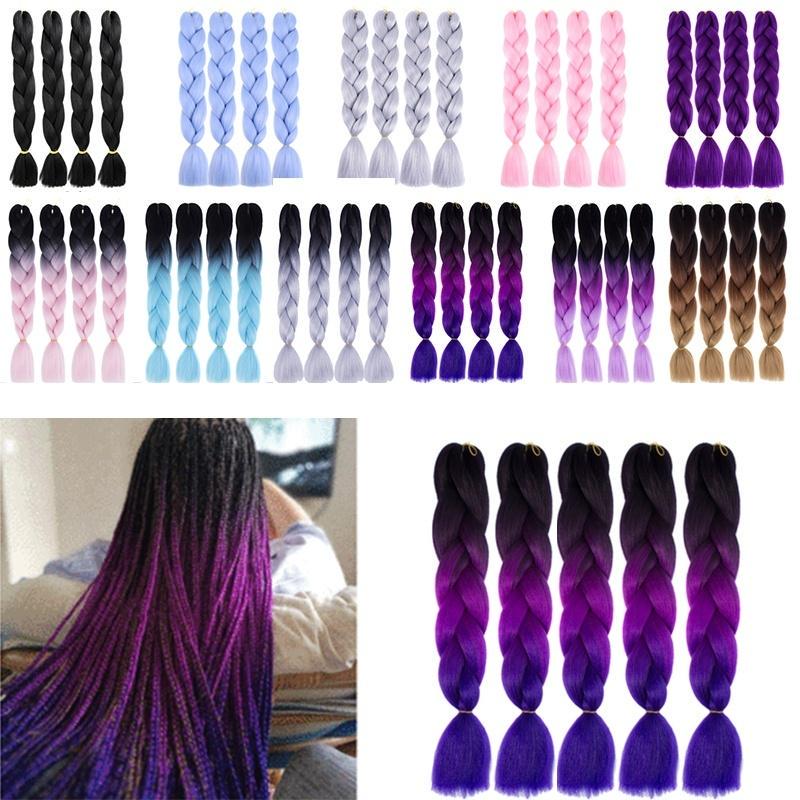 Buy Braiding Hair Synthetic Fiber Twist Crochet Hair Two Tone Afro