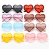 Children'S Concave Shape Versatile Love Sunglasses, Men'S And Women'S Baby Uv-Proof Glasses, Sunglasses