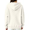 Women's Versatile Polka Dot Hoodie Long Sleeve Casual Fall Winter Sweatshirt Top