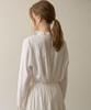 Opeundoeoseutyudio Frill Neck Blouse Ivory