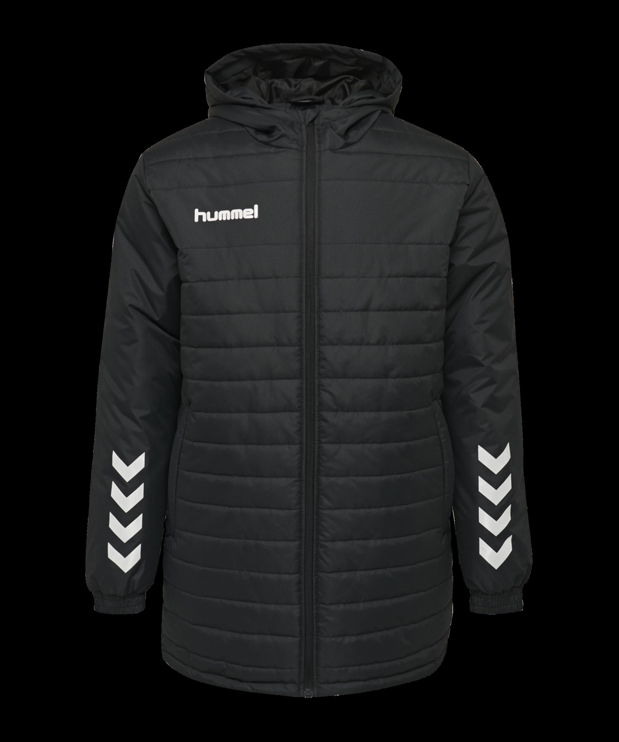 hummel, Unisex, Trainingsjacken, Promo Kids Bench Jacket (116), Schwarz - Bild 4