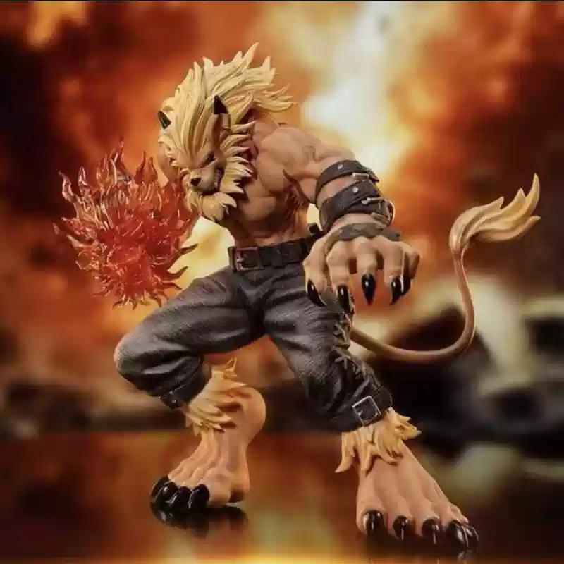 Digital Adventure - Leomon Figure Tyrannosaurus Illustrated Series Anime Model Desktop Decoration Collectible Ornament Kids Gift