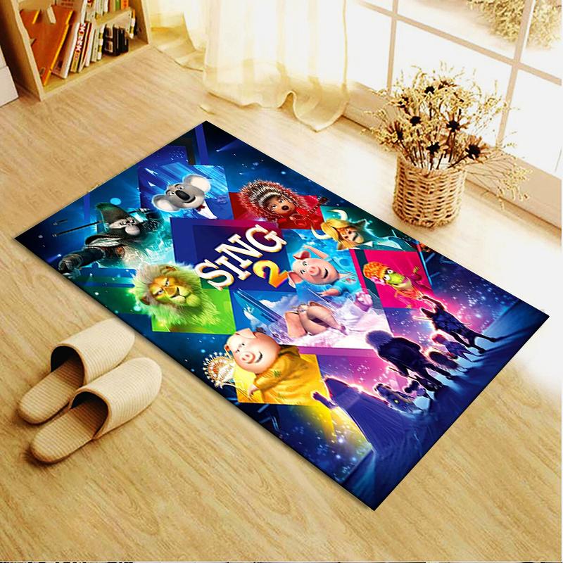 2025 New Sing Movie Carpet Rug for Living Room Bedroom Home Sofa Decoration,Kids play Non-slip Floor Mat162
