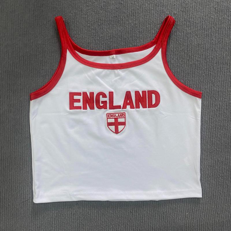 European and American Women's Y2k Summer Pattern Printed Vintage Gothic Tank Top T-shirt Short Top