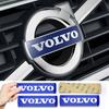 Adesivo Emblema Griglia Auto 3D Griglia Anteriore Lettere Blu Nero Decalcomanie Decorazione Per Volvo XC60 XC90 S60 S80 V60 C70 S40 C30
