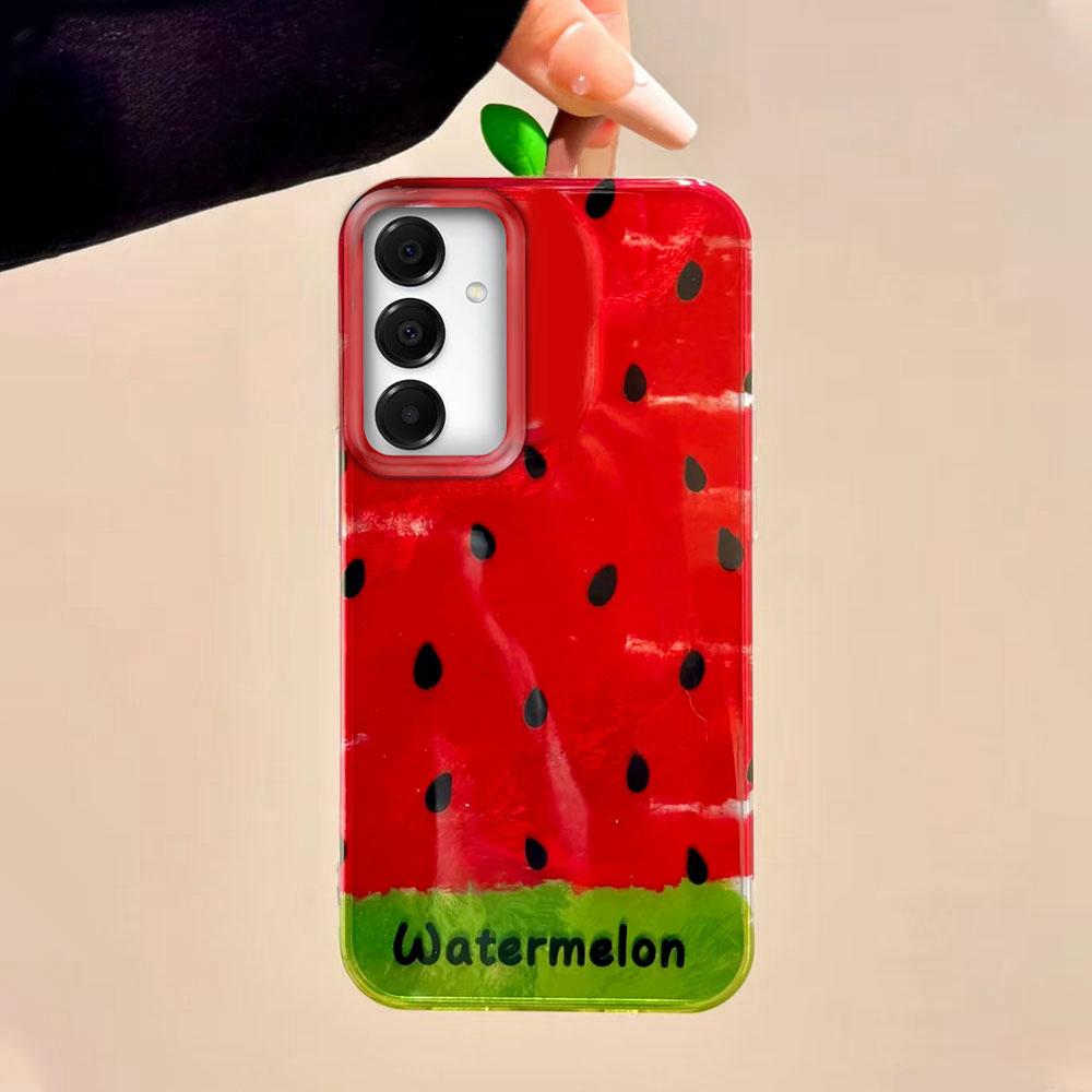 Wassermelone Kirsche Früchte Handyhülle für Samsung Galaxy A55 A56 A36 A26 A16 A53 A06 A14 A24 A34 A54 A15 A25 A35 A13 A32 A22 Cover