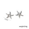 Temperament exaggerated starfish necklace fashion seaside vacation style earrings metal suit accessories women