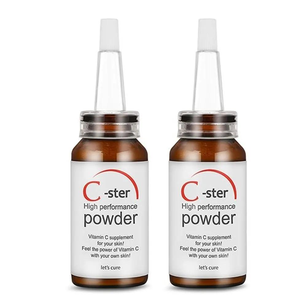 LET S CURE Vitamin Powder 15g x 2 / Vitamin C Powder for Dehydrated Oily Skin and Blemish Care Ampoule Essence