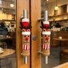 QiHao Christmas Refrigerator Handle Cover - Decorative Protective Kitchen Door Handle Cover