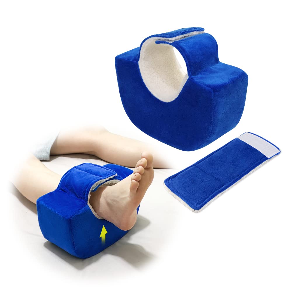 Foot Elevation Pillow Post Surgery Ankle Heel Protector for Pressure Sores Leg elevation Feet Pillow for Swelling Bed Sore Pressure Ulcer Cushion