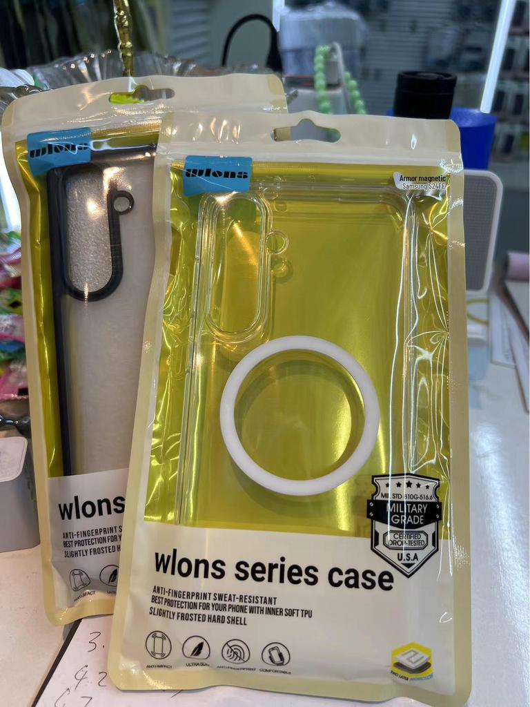 Samsung S25 Ultra Transparent Magnetic Phone Case, A17/S25FE Compatible, Anti-Drop, Skin-Feel Protection