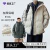 Padded Clothes Men's Winter New Hooded Striped Loose Thickened Padded Jacket Warm Casual Padded Jacket