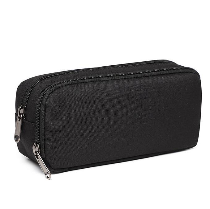 Large Capacity Student Pencil Case: Double-Layer Portable Stationery Bag for Primary & Secondary School
