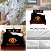 Manchester United Bedding Set With Soft Polyester Fabric For Fans Bedroom Decor