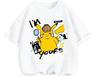 Breathable Summer Short Sleeve T Shirt Pikachu Casual Leisure Style Classic Cartoon Design For Children 3 To 14