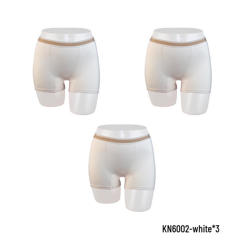 Women's Sport Extra Long Pure Cotton Breathable Anti-Chafing Boxer Briefs