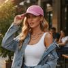 Hip Hop Bull Skull Print Baseball Cap Washed Cotton Streetwear Hats  For Man Women Unisex
