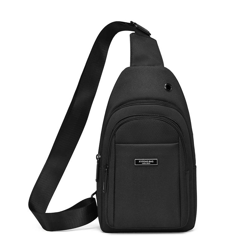 Men's Chest Bag Outdoor Shoulder Crossbody Bag Sports Mobile Phone Bag