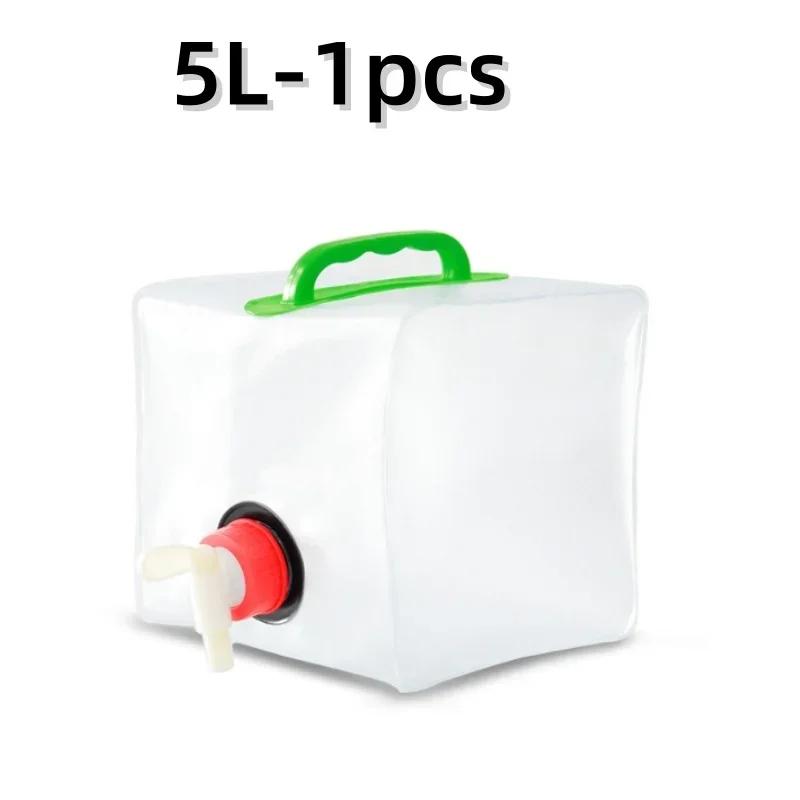 Outdoor Folding Water Bag Large Capacity Portable Water Bag Camping Equipment Supplies Plastic Bucket Big Container Kettle