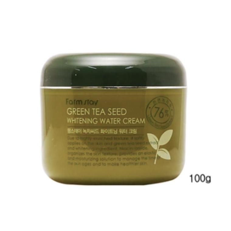 FARM STAY Green Tea Seed Brightening Water Cream 100g  (3 Options)
