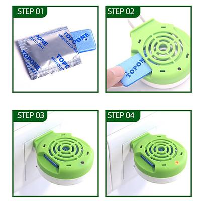 30 pezzi tappetini antizanzare compresse repellenti per punture di insetti tappetini repellenti per insetti