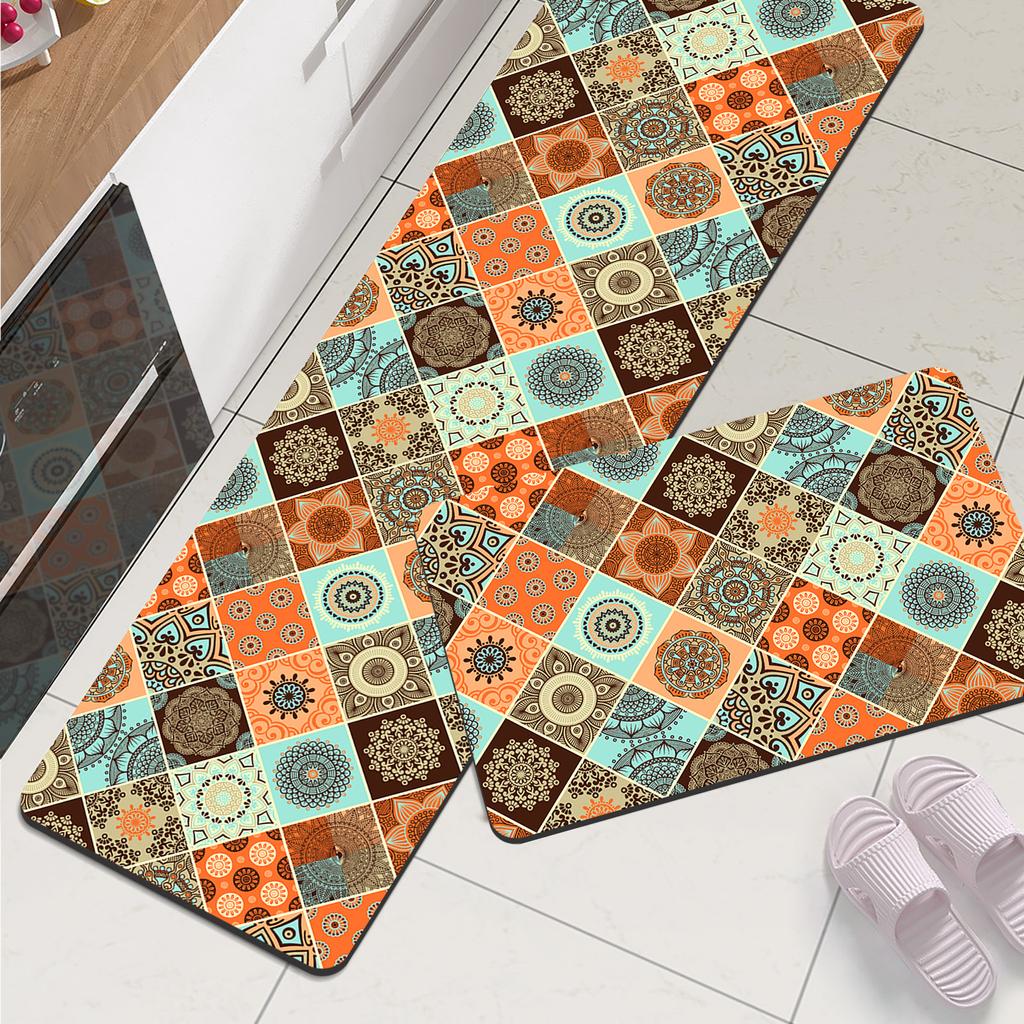 Nordic Foot Mats Kitchen Mat Waterproof Long Area Kitchen Rug For Living Room Hallway Bathroom Carpet Doormat Washable