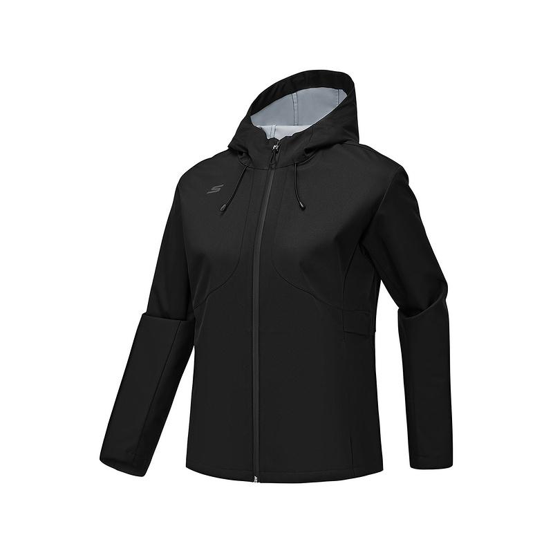 Skechers Fashionable Comfortable Hooded Zip-Up Long Sleeve Jacket Women jackets P325W067-0018 S