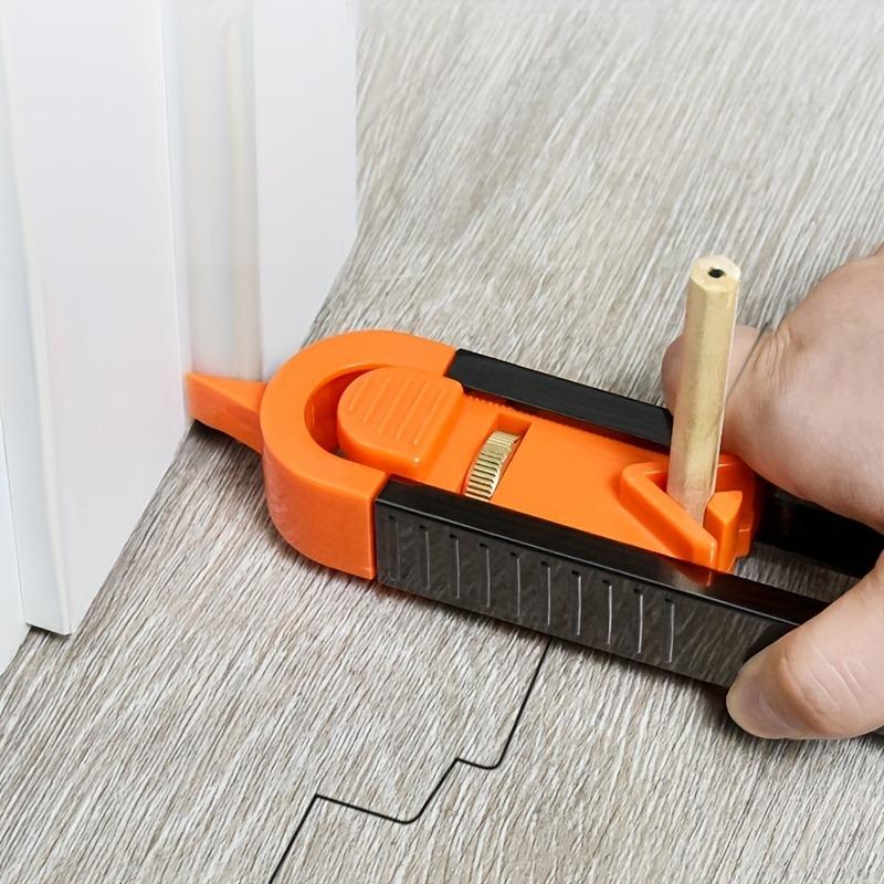 New In Profile Scribing Ruler Contour Gauge with Lock Adjustable Locking Precise Woodworking Measuring Gauge Profile Duplicator