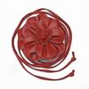 Floral PU Leather Flower Waist Chain Large Bohemian Waistband Leather Rope Belt  Dress Accessories