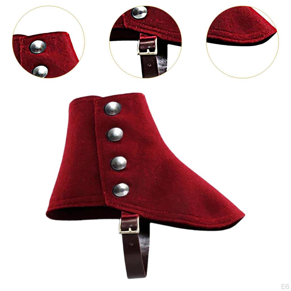 Gangster Spats Birthday Vintage Style 1920S Costume Medieval Pirate Boot Covers