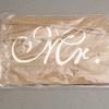 1 Set aus 2 Jute-Schleifen Mr. & Frau Jute Stuhl Banner Set Stuhl Schild Girlande Rustikale Hochzeitsfeier