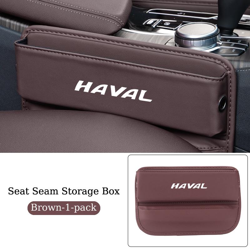 Car Seat Gap Organizer Storage Box Leather Crevice Side Pocket Accessories For Great Wall Haval F7 H6 H2 H3 H5 H7 H8 H9 M4 F7X