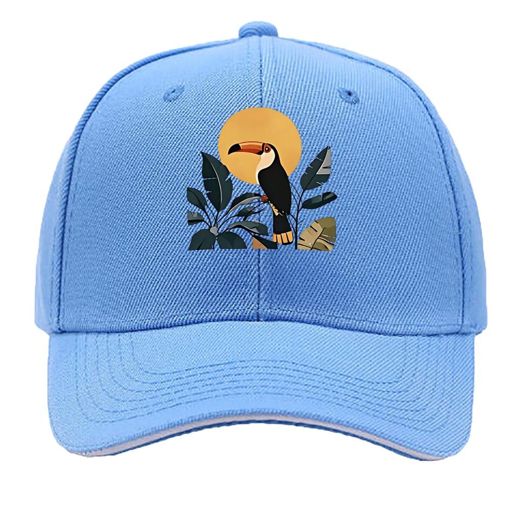 Unisexs Funny Kookaburra Bird Print Adjustable Baseball Cap Outdoor Casual Hat Suitable for Sports Sandwich Baseball Cap