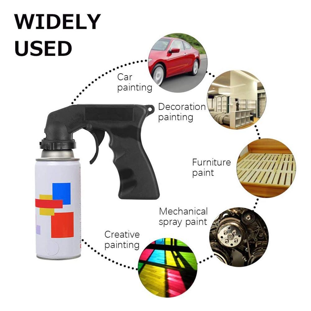 Professional Aerosol Car Spray Adaptor Paint Gun Handle Grip Airbrush Paint Full For Auto Polish Adapter Handle Trigger Tool