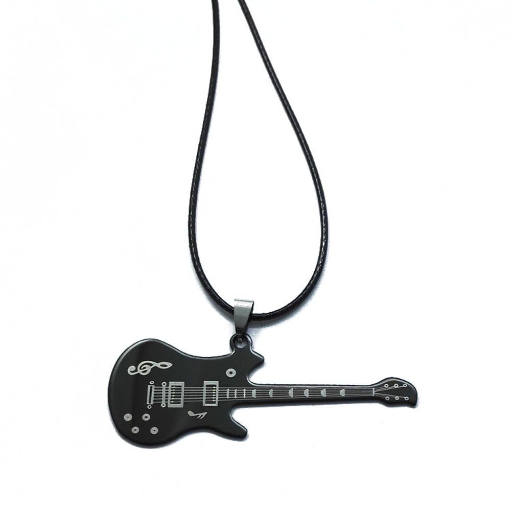 For Men Music Leather Punk Rock Sweater Chain Fashion Accessories Clavicle Chain Necklaces Jewelry