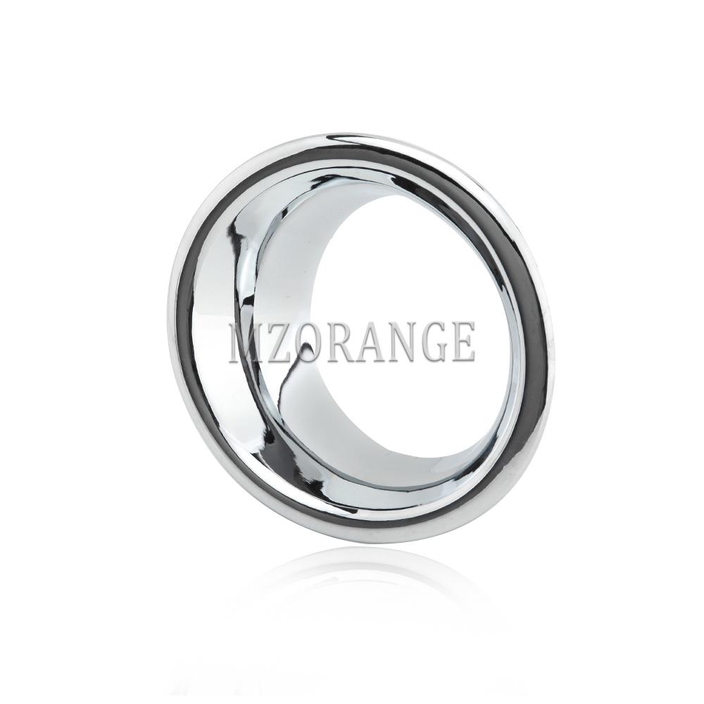For Hummer H3 2006-2010 H3T 2009-2010 Accessories Parts Pair Fog Light FogLamp Cover Trim Chrome Front Foglights Hole