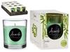 Scented Candle In Glass Aromatic Freshener Bamboo Fragrance Home