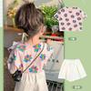 Girls Korean Short Sleeve T Shirt Summer Baby Casual Cotton Top for Toddlers