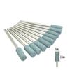 10pcs/set Stone Grinder Polisher Burs 2.35mm Shank For Contouring Shaping Porcelain Nail Rotary Stone Polisher Nail Accessory Mill Tools