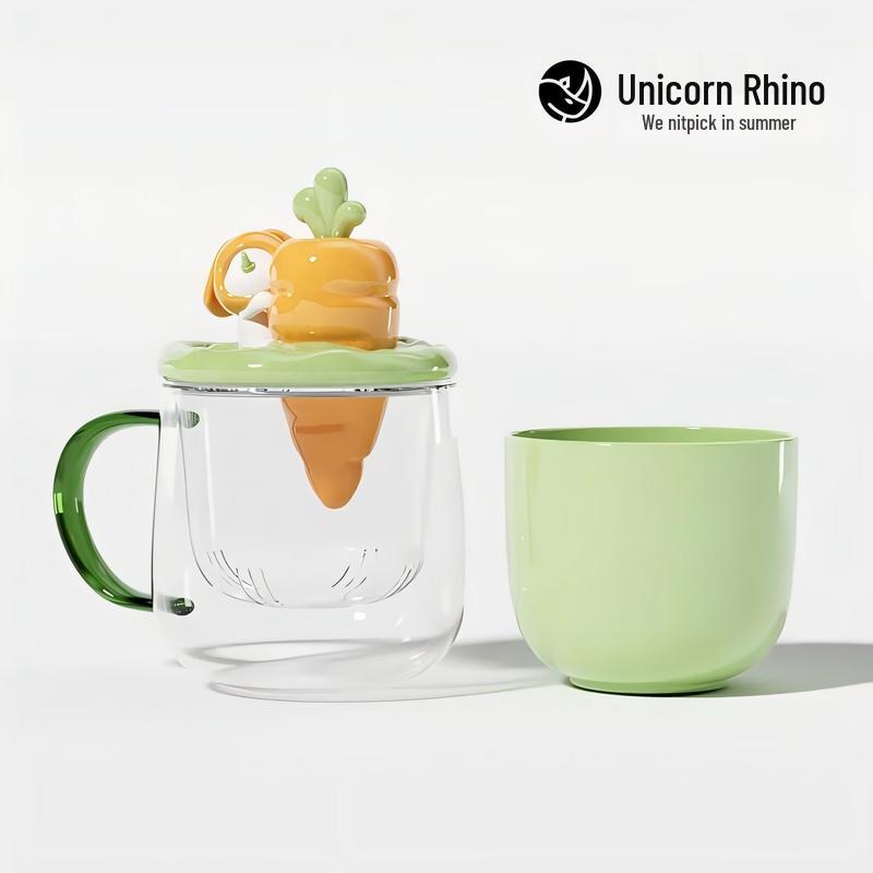 Unicorn Rhino Childhood Series Tea Infuser Mug