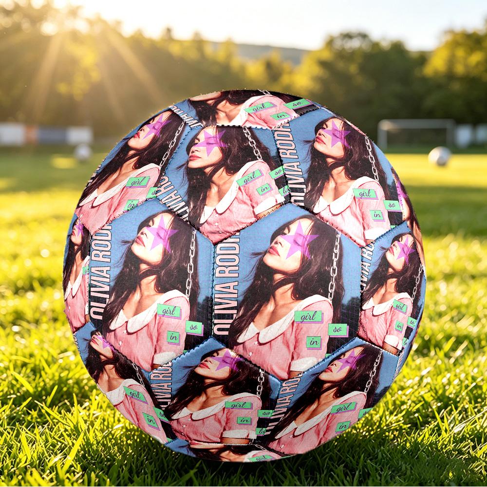 Olivia Rodrigo Size 5 Soccer Ball, Durable Standard Football For Training Match Outdoor Sports