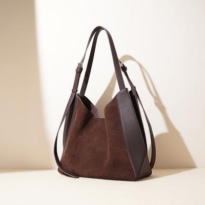 2025 Autumn and Winter Niche Design High-end New Single Shoulder Crossbody Leather Women's Large-capacity Matte Underarm Women's Bag