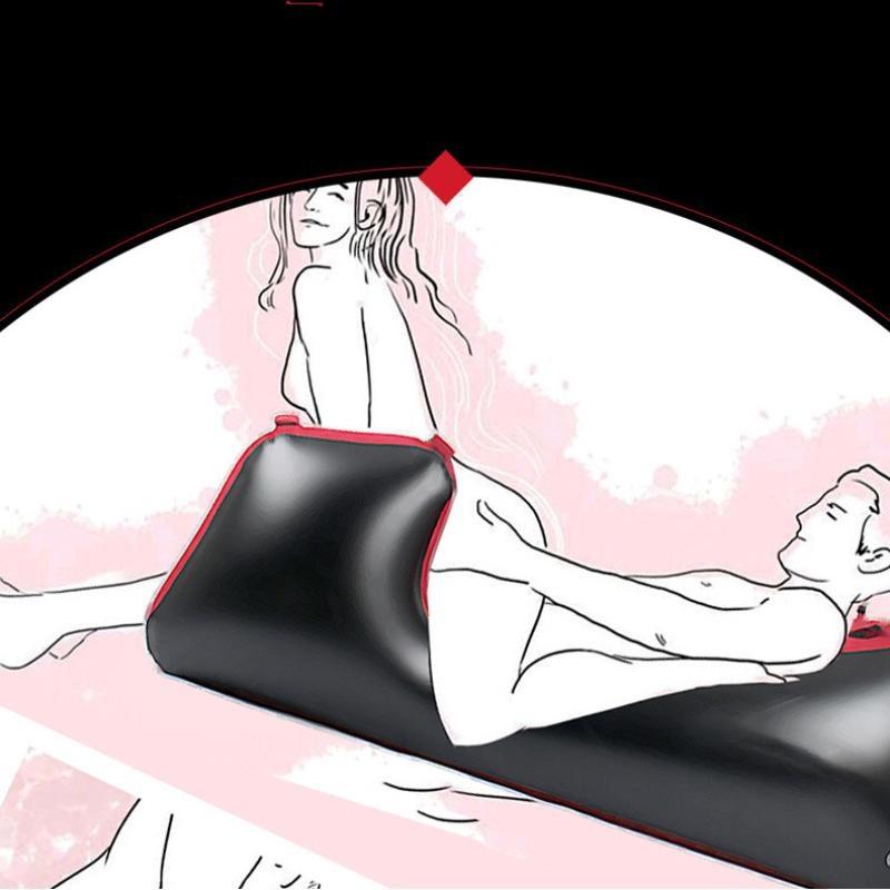 Sexstol for voksne Sex Sofa Pute Ben Bondage Ulike seksuelle stillinger Spenst Myk Stille Sammenleggbar Sexseng Sexmøbler