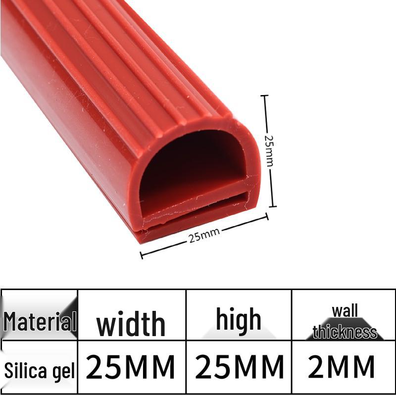 Silicone Sealing Strip: Acid & Alkali Resistant, High Temp Resistant, P & E-shaped for Oven, Steamer, Baking, Cold Storage.