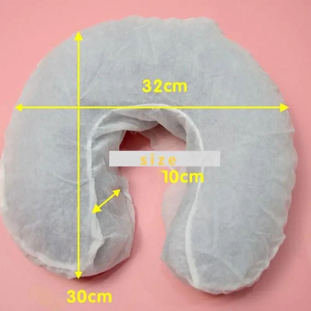 Non-Woven Head Rest Covers White Headrest Pillow New Salon Bed Table Cover  Beauty Spa Salon Bed