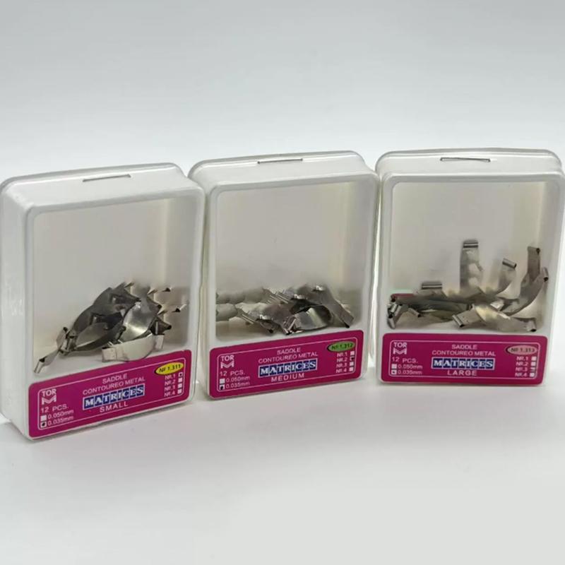 Dental Sectional Contoured Metal Matrices Matrix Band Seperating Ring Dentist Tools Teeth Forming Dental Supplies